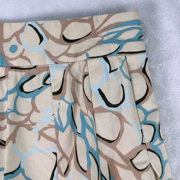 Lilly Pulitzer MultiColor Abstract Pleated KneeLength ALine Skirt Womens Size 0 - Picture 3 of 9